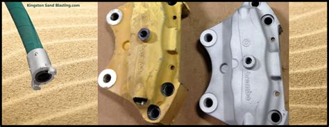 sandblasting before and after